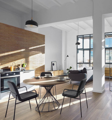 Лофт дизайн интерьера